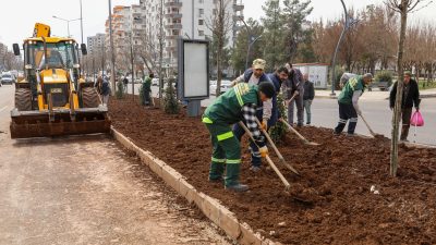 Diyarbakır Büyükşehir Belediyesinin altyapı ve asfalt çalışmalarıyla baştan sona yenilediği