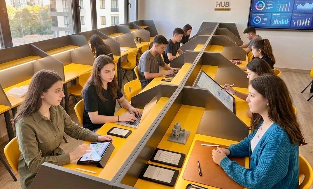 Diyarbakır’da sınavlara hazırlanan öğrenciler, rahat ve sessiz çalışma ortamı sunulan