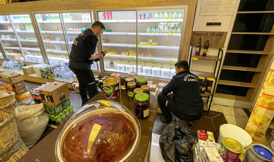 Diyarbakır Büyükşehir Belediyesi ekipleri, halk sağlığını korumaya yönelik sürdürdüğü denetimlerde,