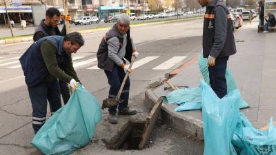 Diyarbakır Büyükşehir Belediyesi, artan yağış riskine karşı yürüttüğü kapsamlı temizlik