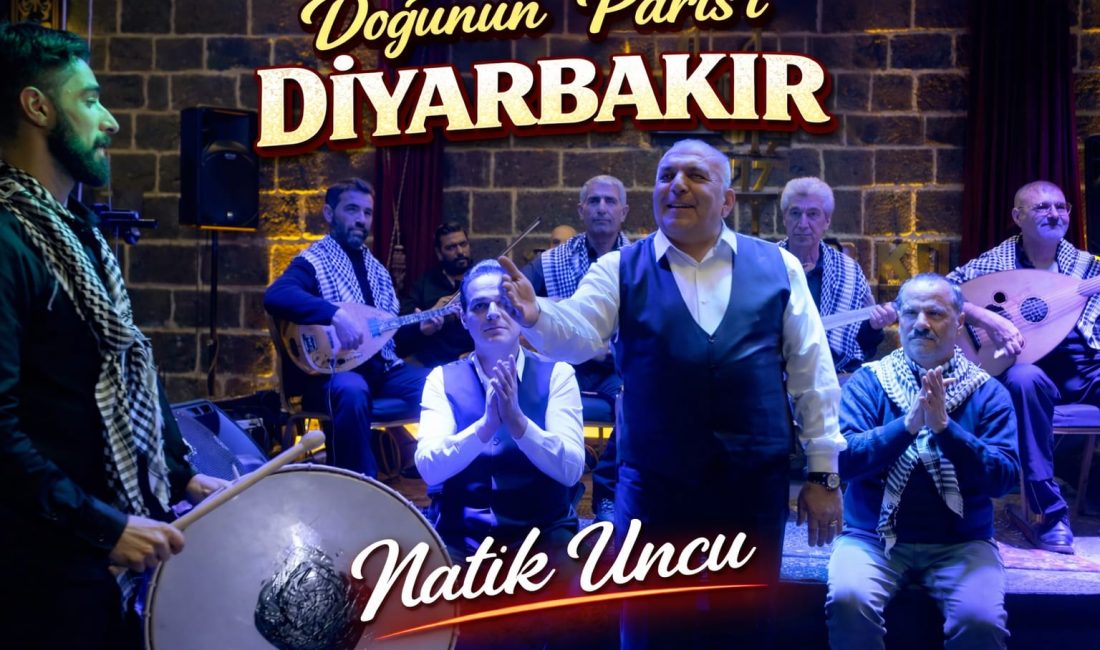 Diyarbakırlı türkücü Natık Uncu, son klibi 'Doğu'nun Paris'i Diyarbakır' ile