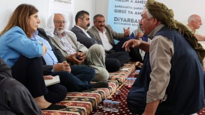 Diyarbakır Büyükşehir Belediyesi Eşbaşkanları Serra Bucak ve Doğan Hatun, Karacadağ’ın