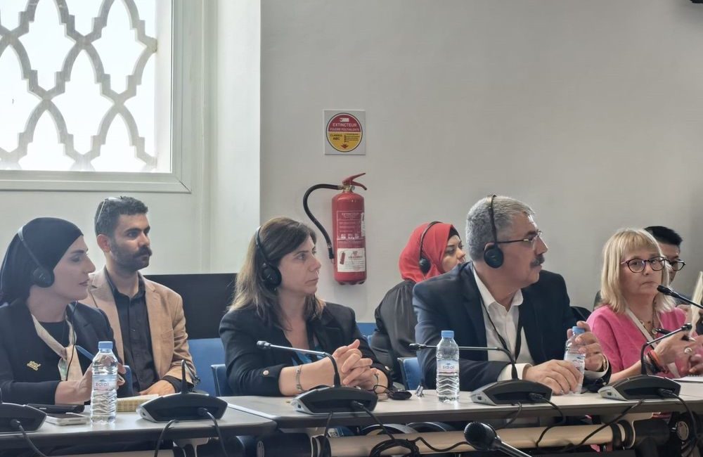 Diyarbakır Büyükşehir Belediyesi Eşbaşkanı Serra Bucak, Fas’ın Tanca kentinde düzenlenen